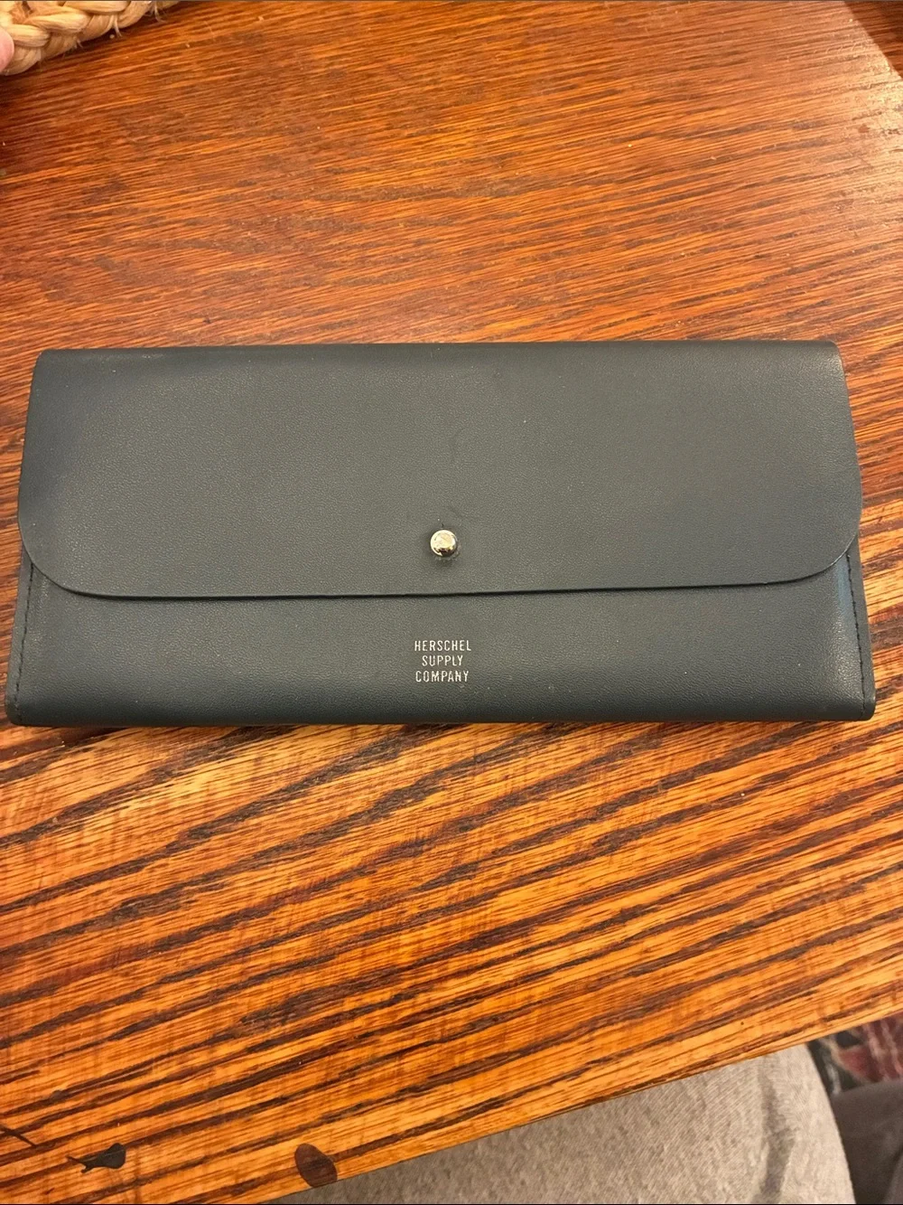 Herschel Supply Company Navy Blue Snap Wallet